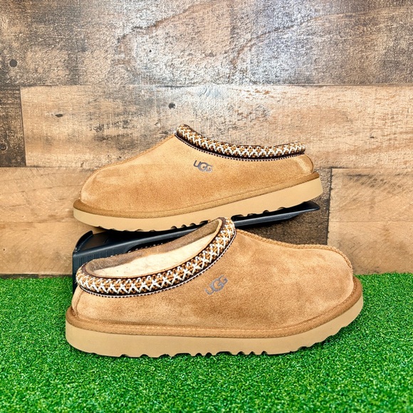 UGG Tasman II Chestnut Brown Slipper Shoe Kids Size 6Y/7.5w - Picture 1 of 6